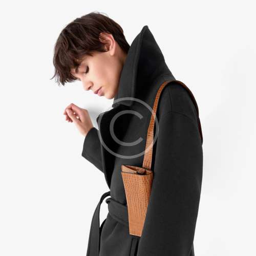 Brown shoulder bag